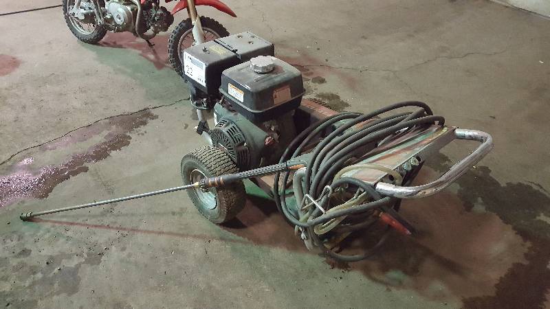 Commercial Landa Power Washer w Honda Motor & Hose w Accessories