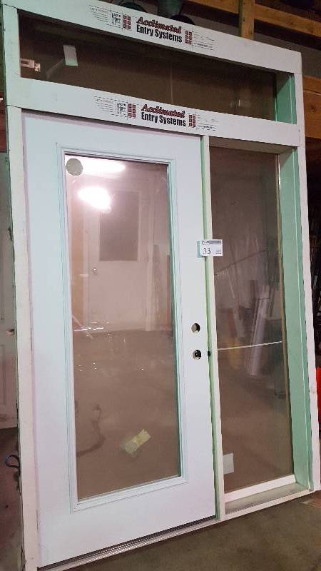 Acclimated Entry Systems Blind-in-Pane Window w Frame
