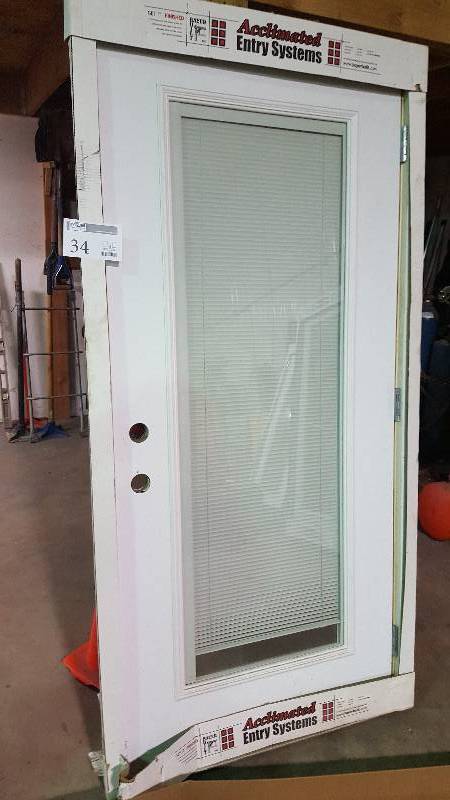 Acclimated Entry Systems Blind-in-Pane Window w Frame