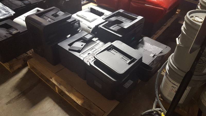 lot 138 image: Pallet Lot of (6) Printers Including Dell 1135n, LaserJet Pro 400 color
