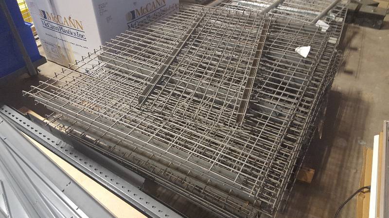 lot 130 image: Lot of (10) Wire Rack Shelves