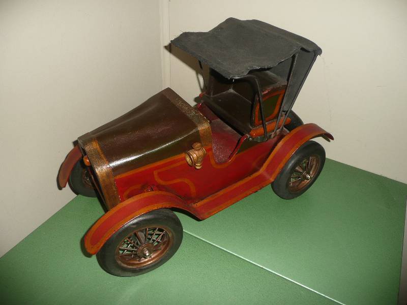 Large Heavy - Vintage Folk Art Car - Very Nice Piece - Must see