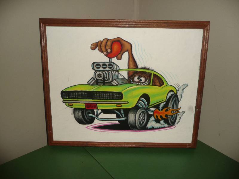 Original Chalk Artwork - One of a kind - Very Cool - Approx 22in wide by 18in high