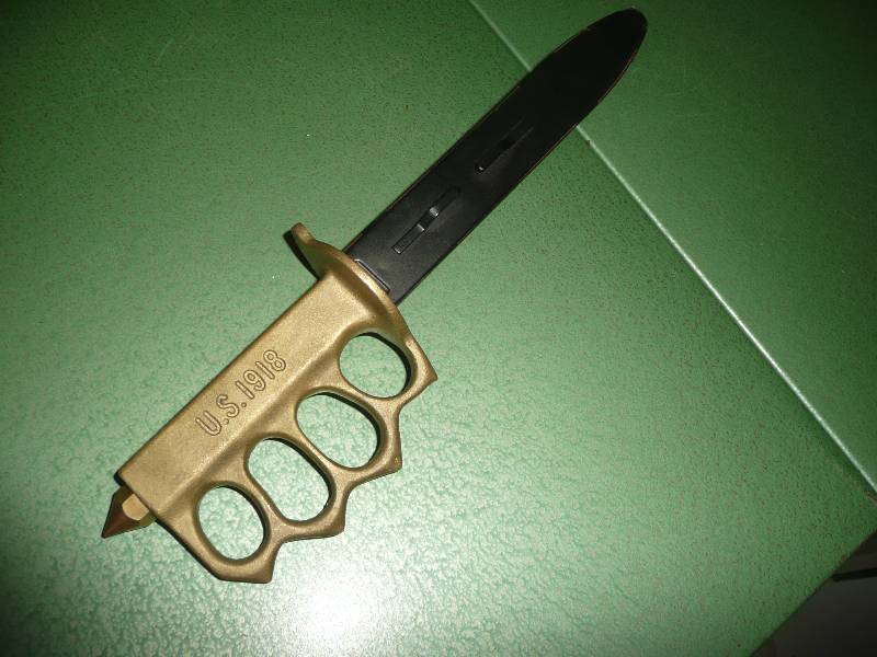 Stamped U.S. 1918 - 1918 Fighting Knife Blade