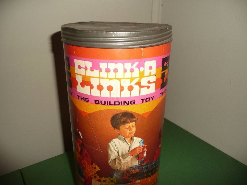 1960s-70s Vintage CLINK A LINKS The Building Toy - Infanseat Company Iowa