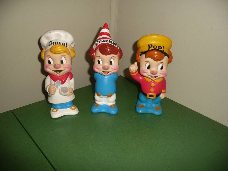 Snap, Crackle & Pop - 1960s era - very cool pieces - see pictures