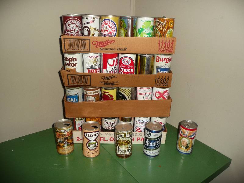 Large Vintage Beer Can Lot - Some Very Rare - See pictures