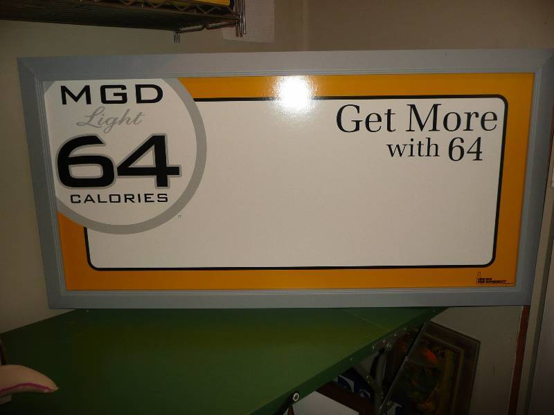 MGD DRY ERASE BOARD - NOS - Approx 52in wide by 24in high