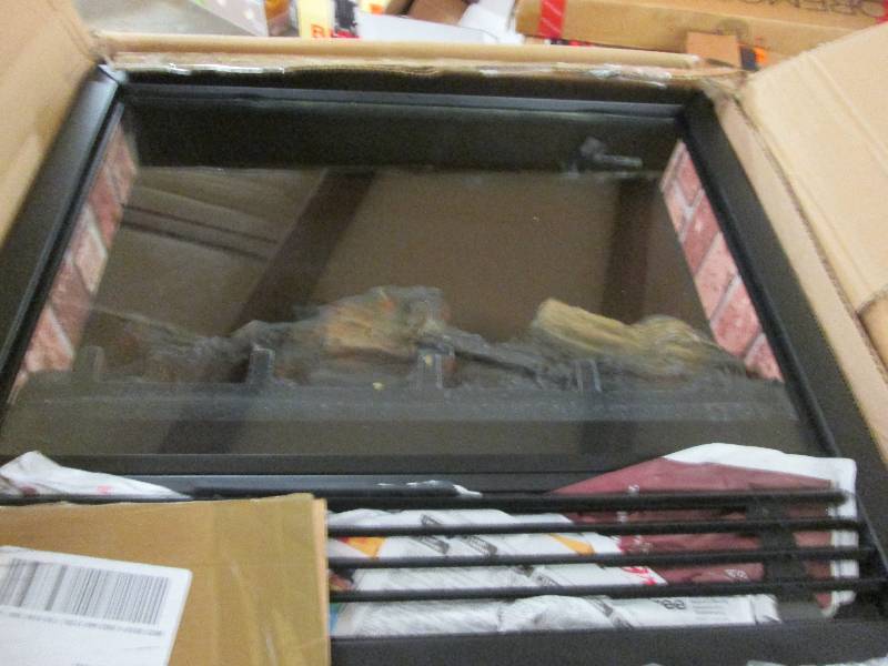 lot 81 image: Fireplace Insert open box , unteste...