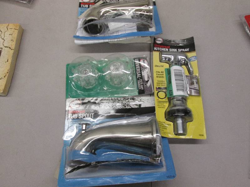 lot 99 image: Lot of 2 Tub Spouts , Faucet handle...