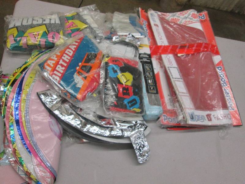 lot 109 image: Poster Board, Large lot of Mylar Ba...