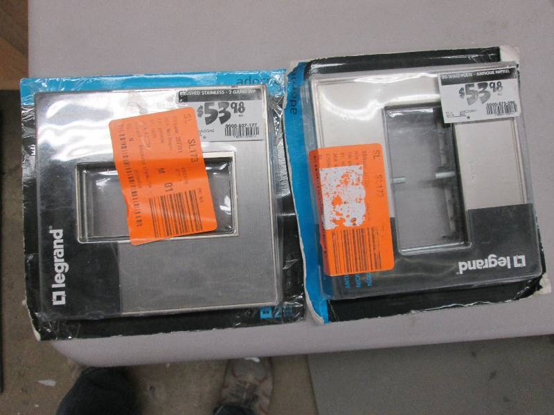 lot 126 image: Lot of 2 Wall Plates Retail $53.98 ...