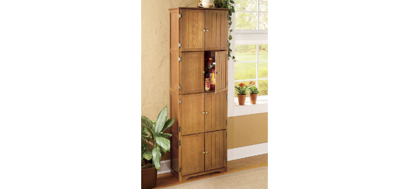 lot 78 image: 8-Door Wall Cabinet open box Retail...