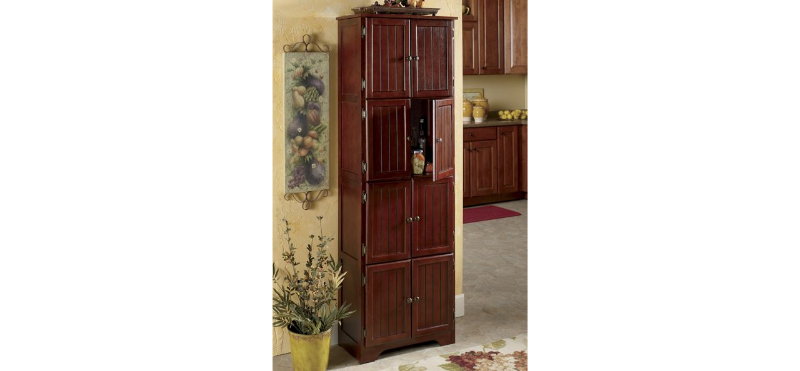 lot 180 image: 8-Door Wall Cabinet open box Retail...