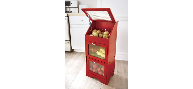 lot 188 image: Veggie Bin with Glass Door open box...