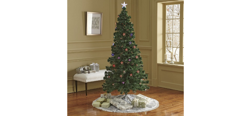 lot 192 image: Fiber Optic Tree 4.5 ft open box, u...