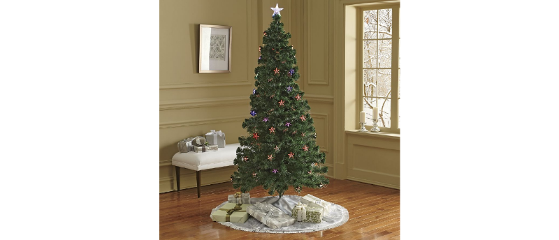 lot 193 image: Fiber Optic Tree 4.5 ft open box, u...