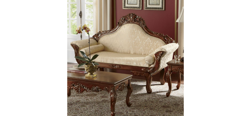 lot 204 image: Carved Loveseat open box Retail $44...
