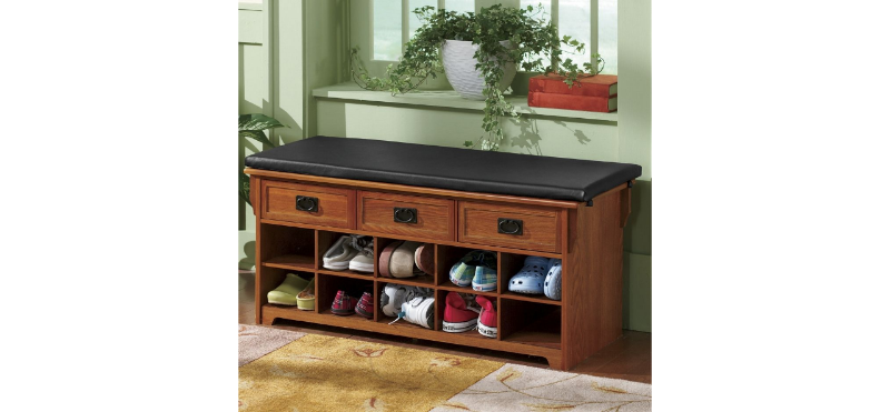 lot 205 image: Mission Shoe Bench open box Retail ...