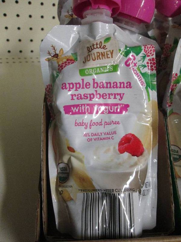 7-4 oz little journey organic apple...