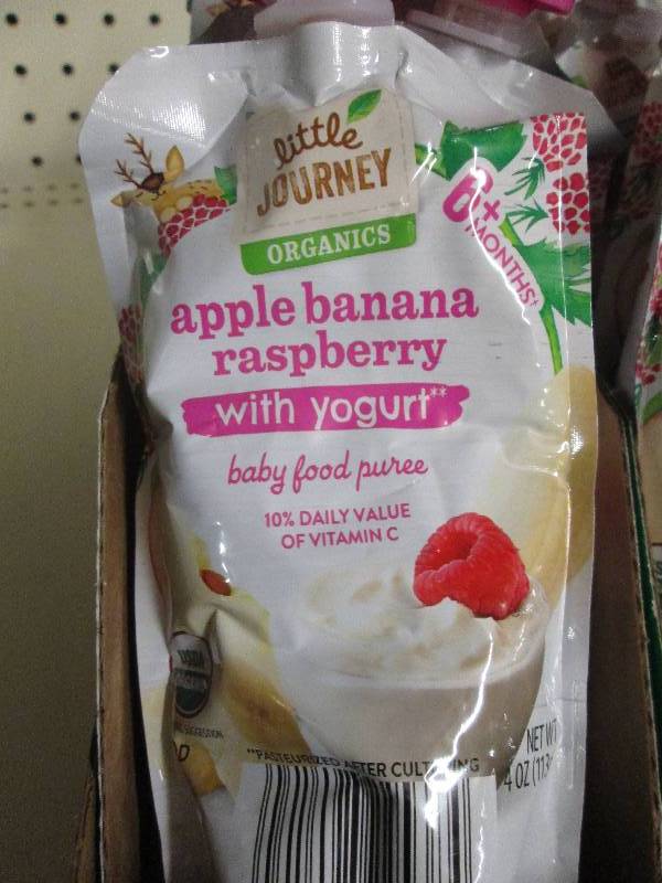 7-4 oz little journey organic apple...
