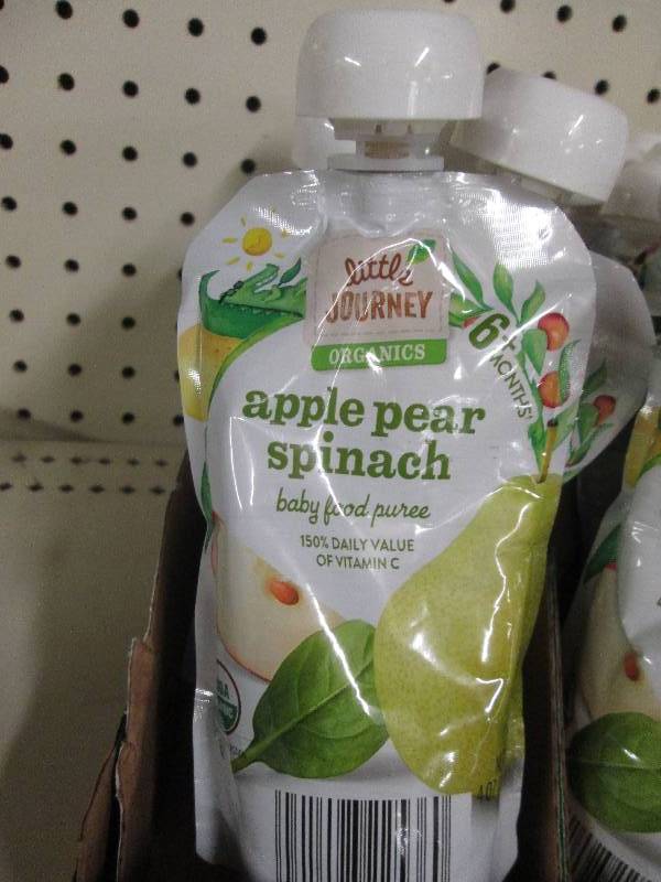 7-4 oz little journey organic apple...