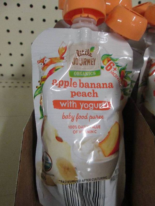 6-4oz little journey organic apple ...
