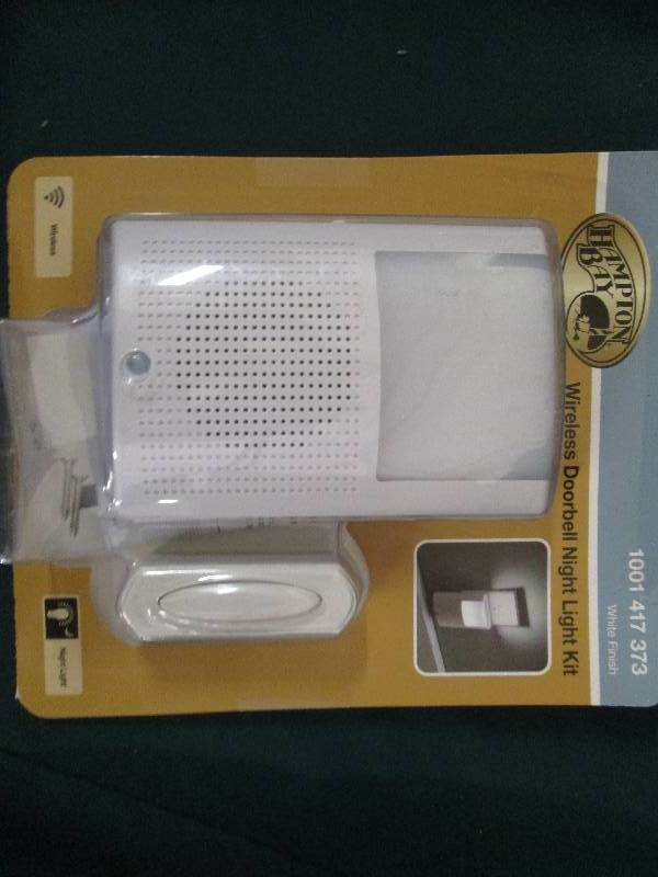 Hampton Bay wireless doorbell night...