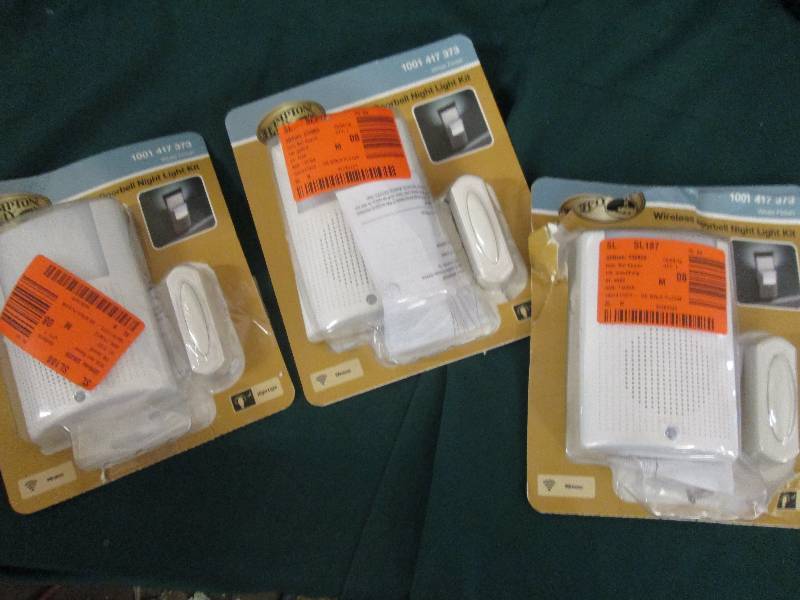 3 hampton bay wireless doorbell and...