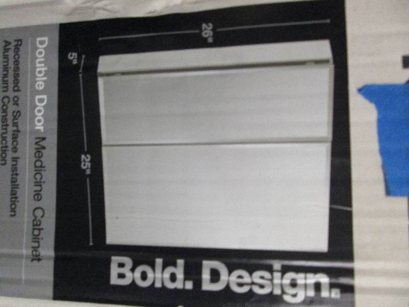 kohler double door medicine cabinet...