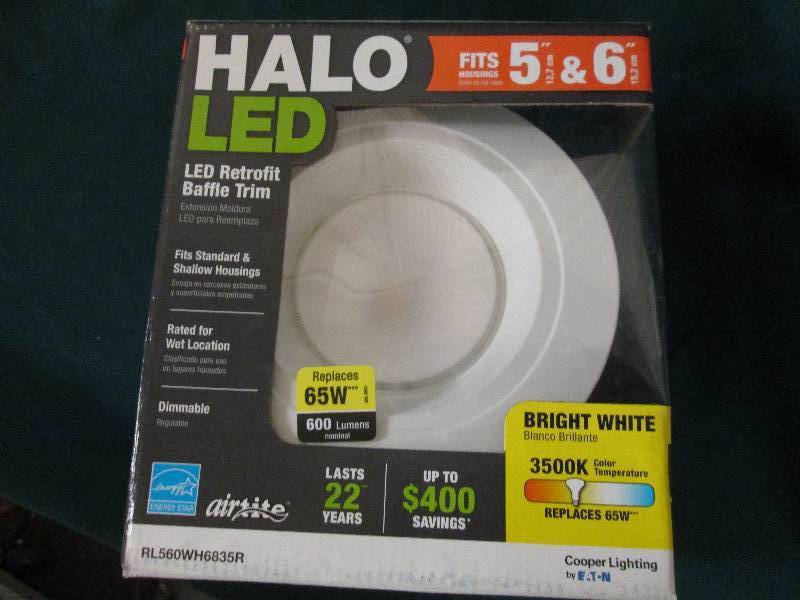 halo LED retrofit baffle trim fits ...