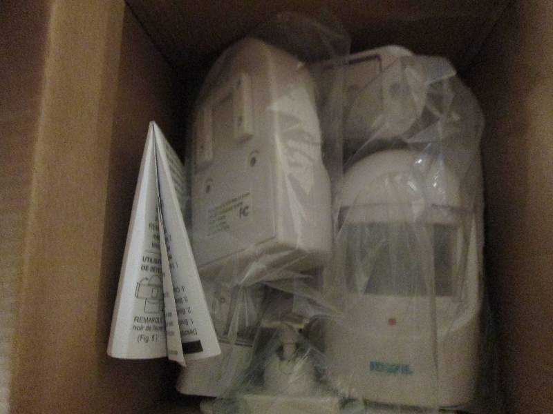 wireless motion sensor alert set re...