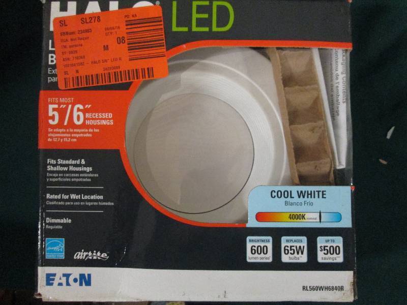halo LED retrofit baffle trim fits ...