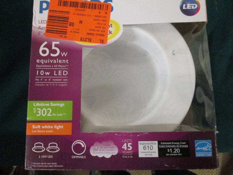 philips 2 pack of LED retrofit trim...