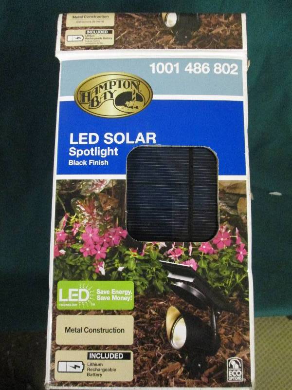 Hampton bay LED solar spot light op...