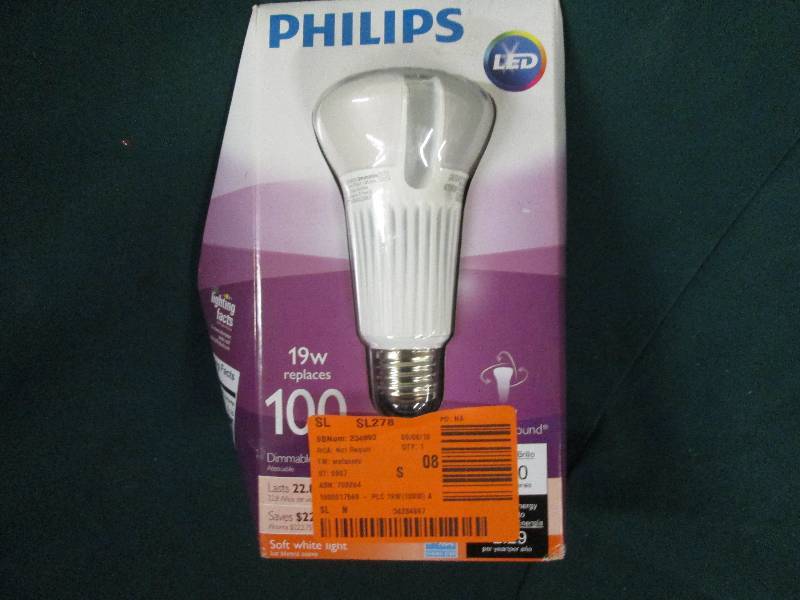 philips LED 19watt light replaces 1...
