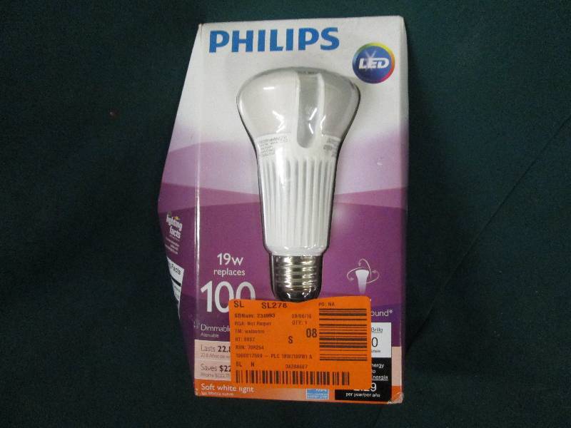 philips LED 19watt light replaces 1...