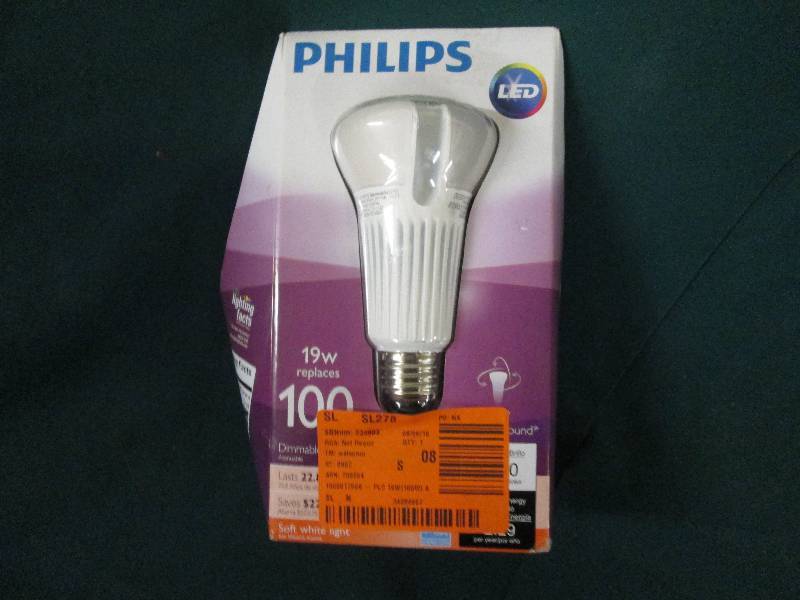 philips LED 19watt light replaces 1...