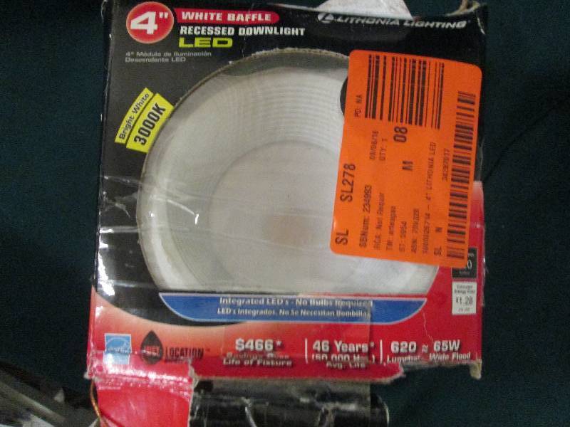 lithonia lighting 4 LED recessed d...
