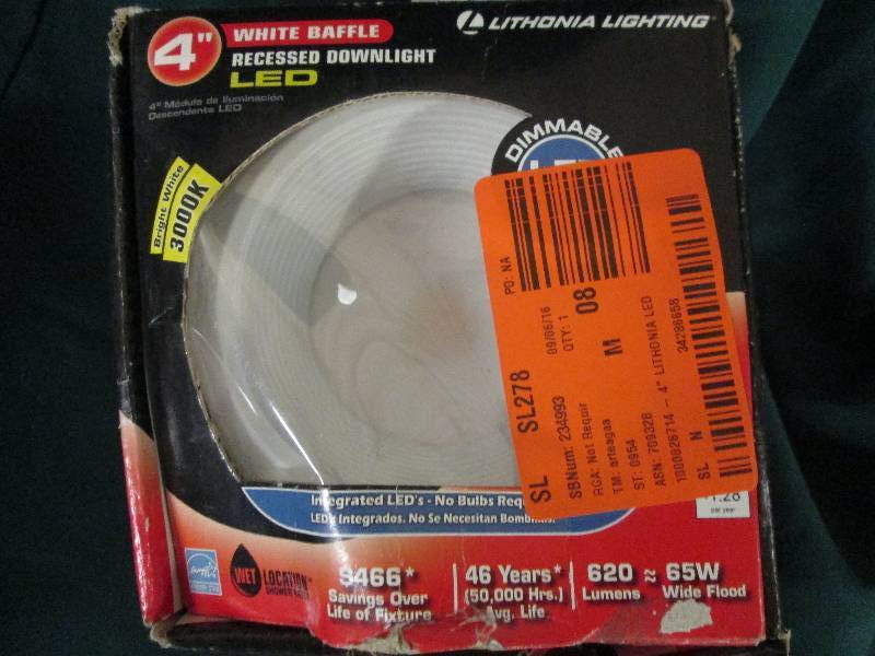 lithonia lighting 4 LED recessed d...