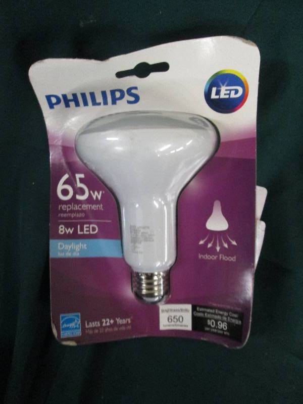 philips 8watt replaces 65w LED indo...