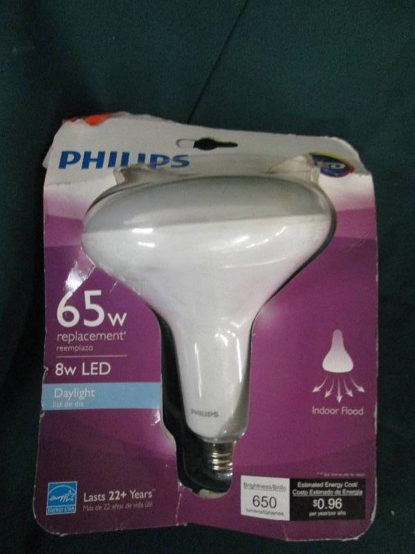 philips 8watt replaces 65w LED indo...