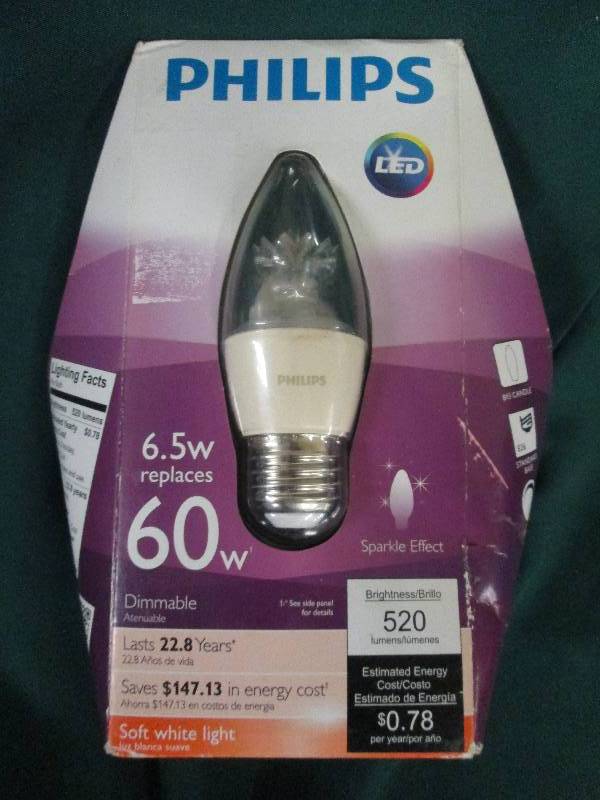 philips 6.5w replaces 60w dimmable ...