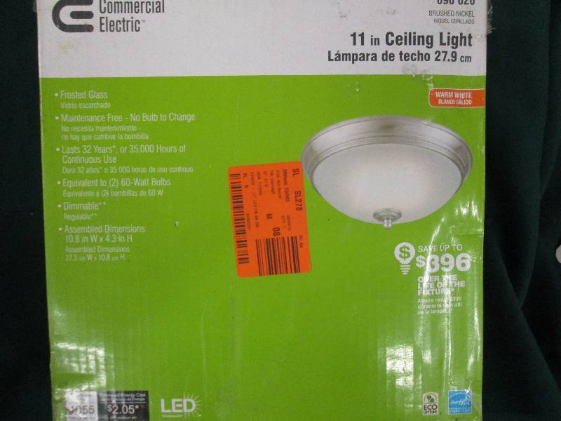 commercial electric 11 LED ceiling...
