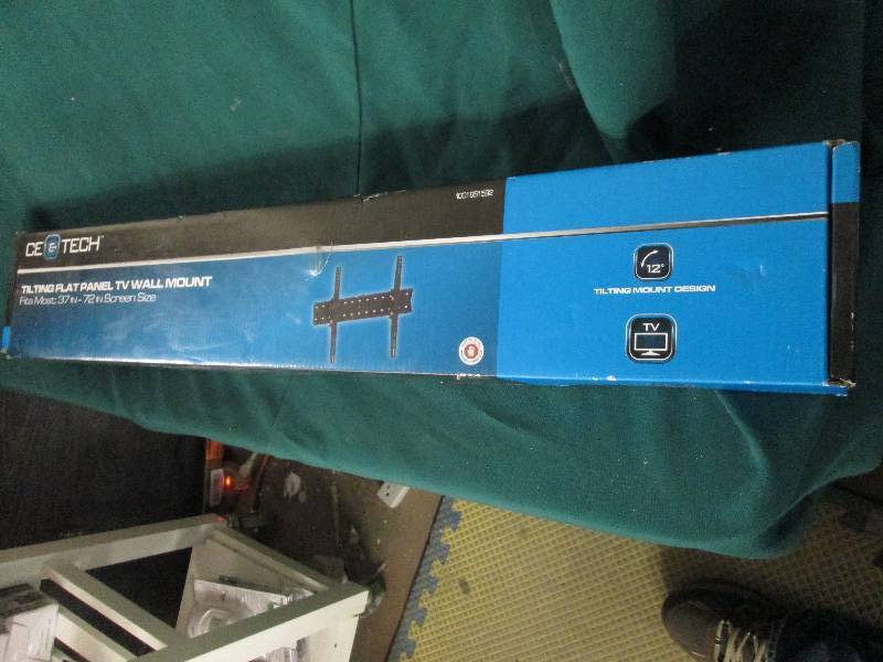 ce-tech tilting flat panel tv wall ...