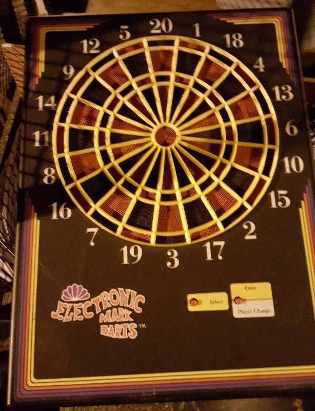 lot 37 image: electronic dart board