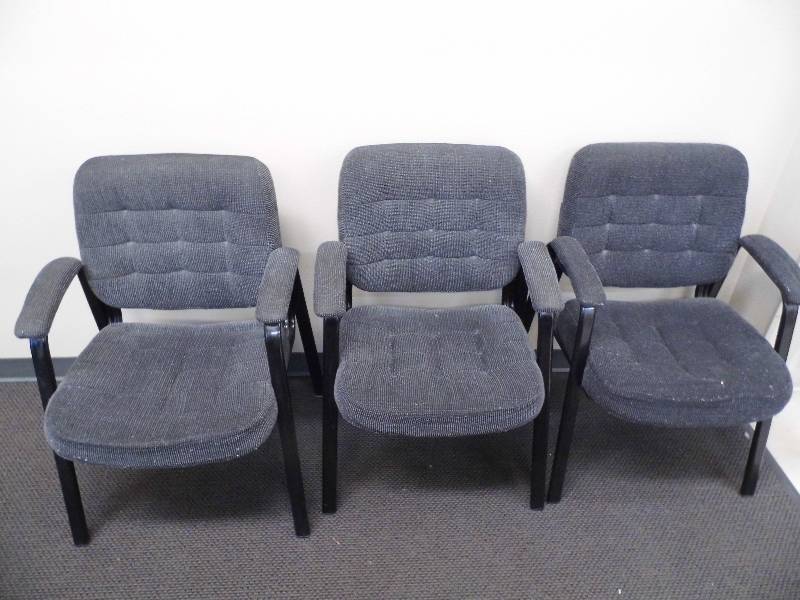 Lot of 3 Waiting Room Chairs