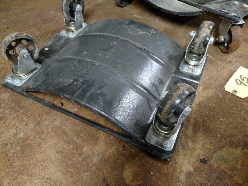 lot 95 image: (4) Heavy Duty Car Dollies, Only (3...