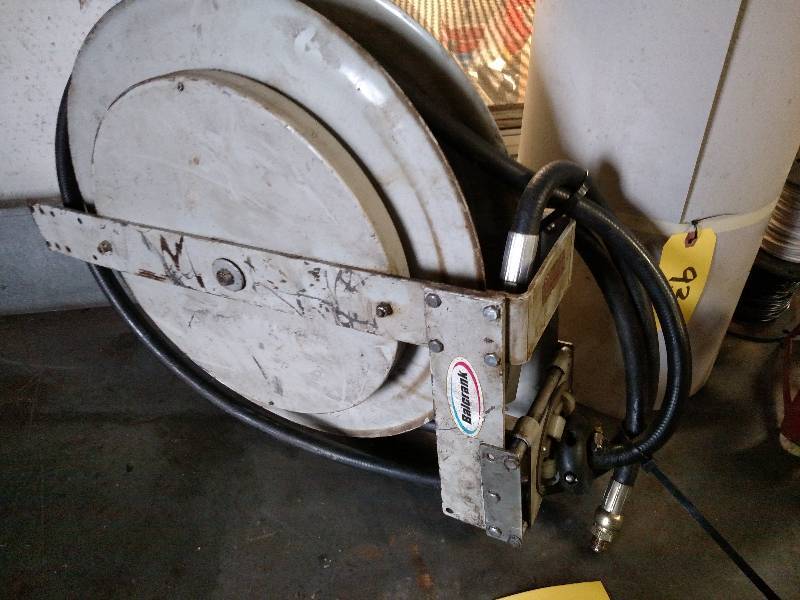 lot 100 image: Balcrank Model 820415CM Hose Reel w...