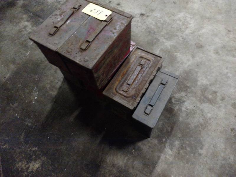 lot 117 image: (6) Ammo Boxes...